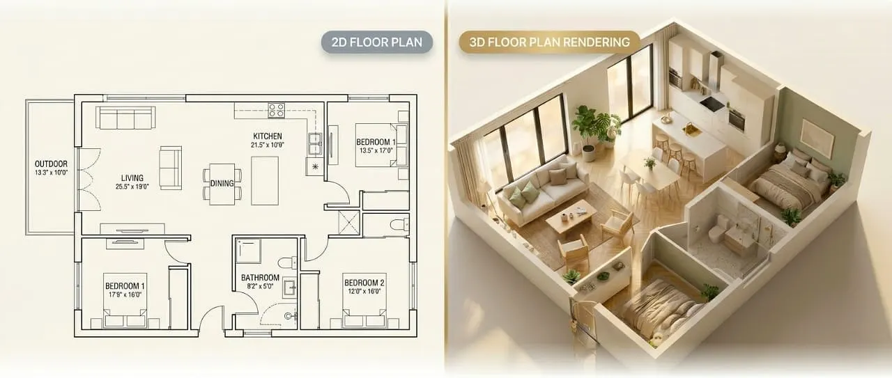 3d-floor-plan-rendering-2d-vs-3d-comparison